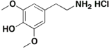 3,5-Dimethoxy-4-hydroxyphenethylamine hydrochloride