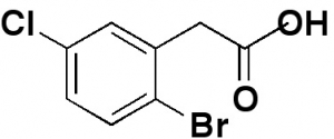 2-Bromo-5-chlorophenylacetic acid